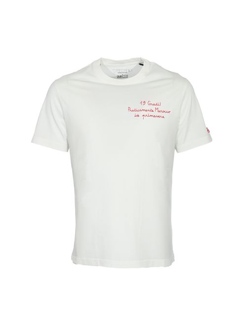 T-shirt Arnott in cotone con ricamo 19 gradi praticamente marocco in primavera Mc2 Saint Barth | ARN000100646I